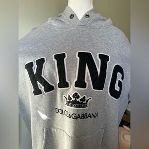 Dolce & Gabbana Gray King Hoodie